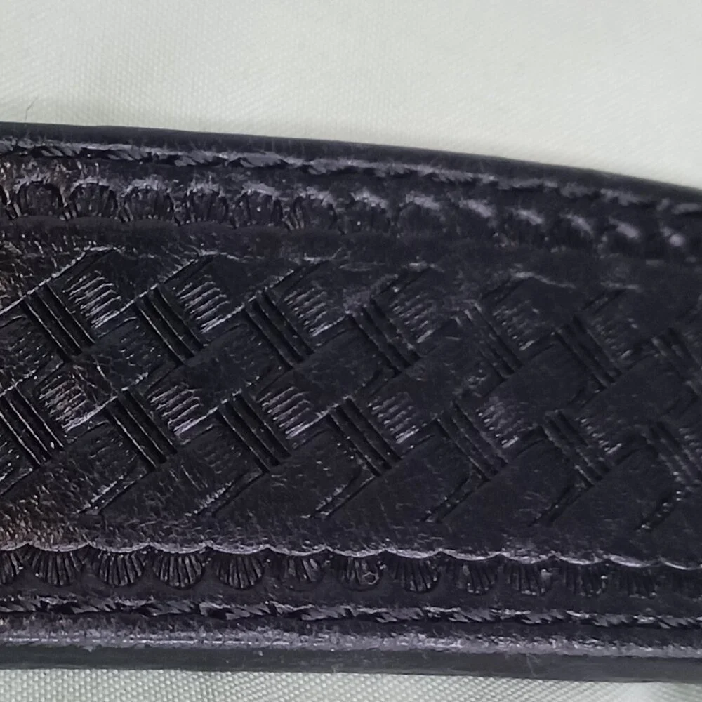 Nocona Vintage Buckle Men's Black Belt 42 x 105